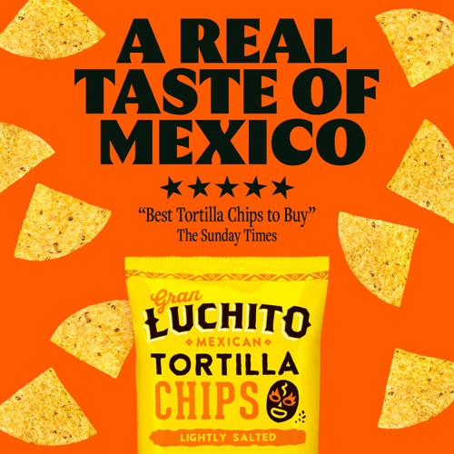 Gran Luchito Lightly Salted Tortilla Chips 170g