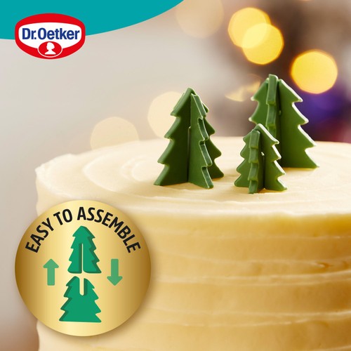 Dr. Oetker Christmas 3D Cake Decorations  6 Pack