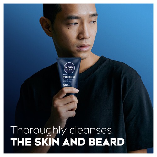 NIVEA MEN Deep Face And Beard Wash 