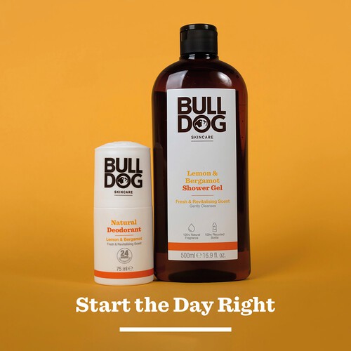 Bulldog Skincare Lemon & Bergamot Shower Gel