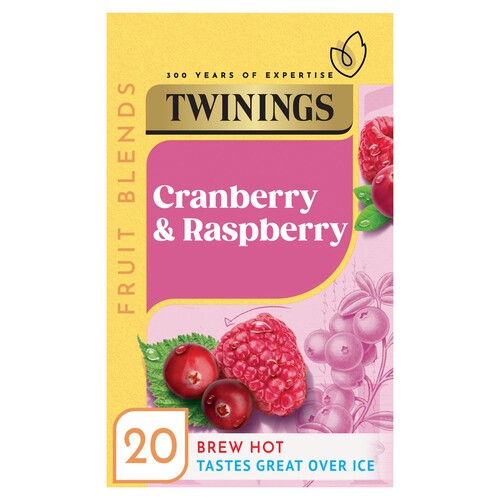 Twinings Cranberry & Raspberry Tea Bags 20s