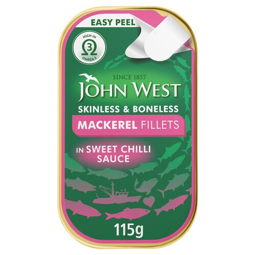 John West Mackerel Fillets In Sweet Chilli (115g)