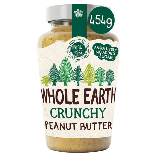 Whole Earth Crunchy Peanut Butter   454g
