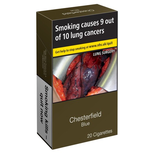 Chesterfield blue cigarettes