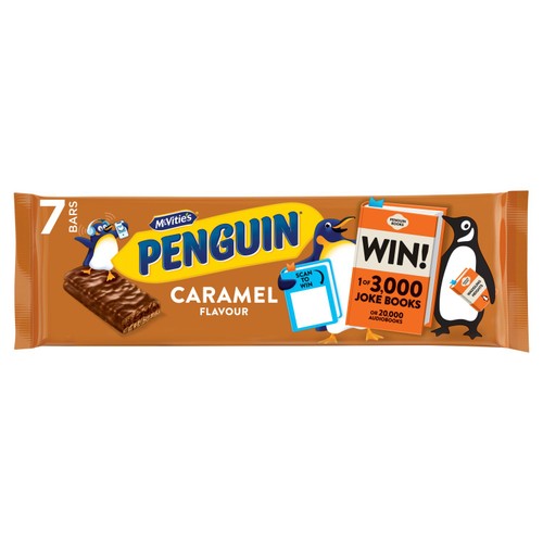 McVitie's Penguin Caramel Flavour Bars 7pk