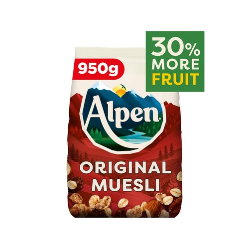 Alpen The Original Muesli Swiss Style Sachets 45g - 30 X Single Serve Sachets