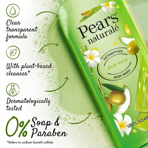 Pears Naturale Body Wash Aloe Vera 