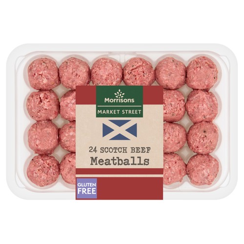 Morrisons Scottish Beef Meatballs 672G
