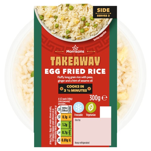 Morrisons Takeaway Chinese Egg Fried Rice