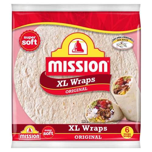 Mission Original XL Tortilla Wraps