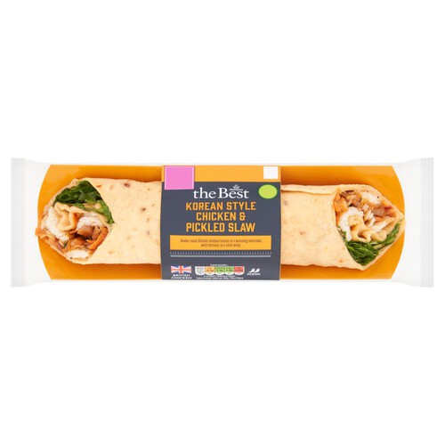 Morrisons The Best Korean Style Chicken & Pickled Slaw Wrap