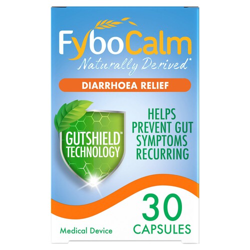 Fybocalm Natural Diarrhoea Relief Capsules