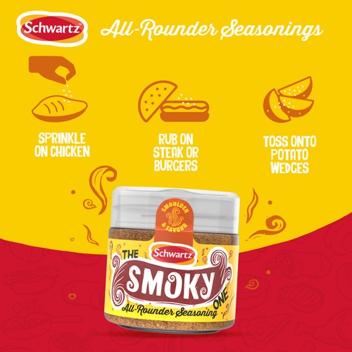 Schwartz All Rounder Smoky Seasoning 100g
