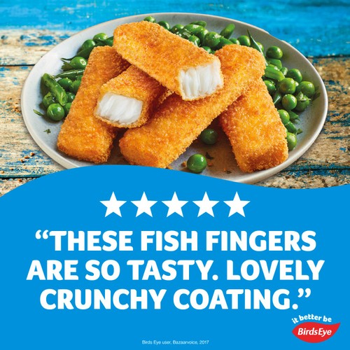 Birds Eye 12 Gluten Free Breaded Fish Fingers 360g 