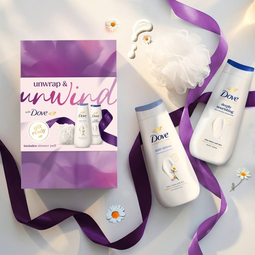 Dove Unwind Bodywash Collection Gift Set
