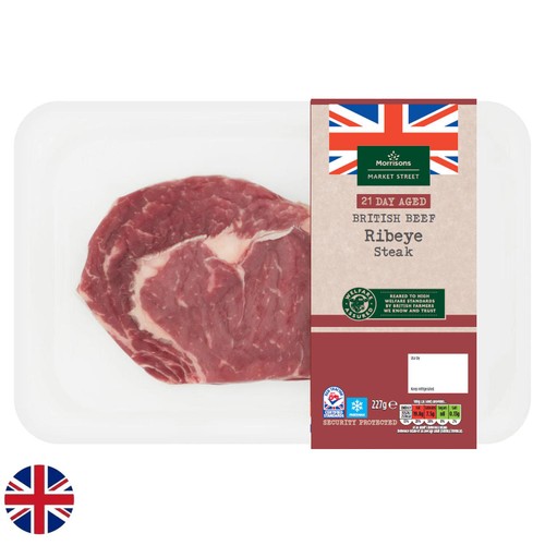 Morrisons British Ribeye Steak 227g