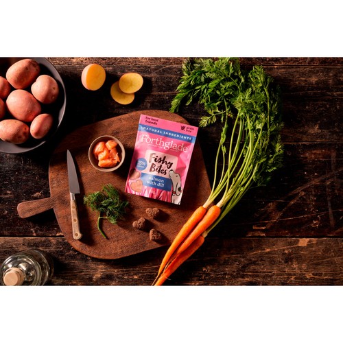 Forthglade Fishy Bites Salmon With Dill 70g