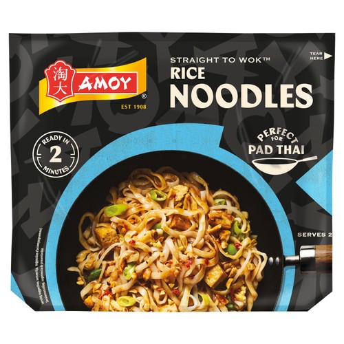 Amoy Straight To Wok Rice Noodles 300g