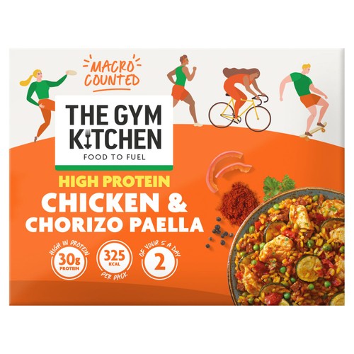 The Gym Kitchen Chicken & Chorizo Paella 400g