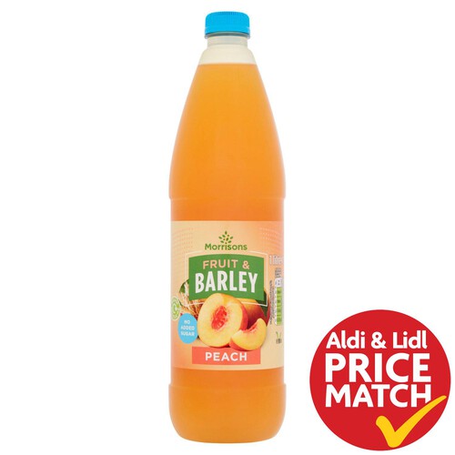 Morrisons No Added Sugar Peach Fruit & Barley Squash 