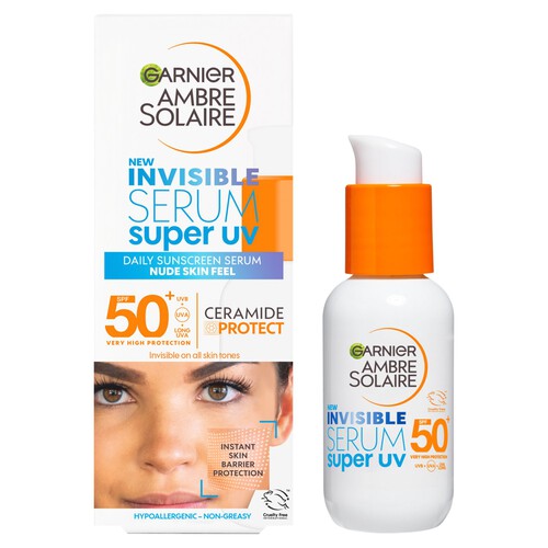 Ambre Solaire Spf 50 Super Uv Invisible Face Serum