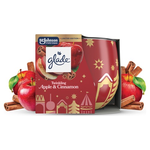 Glade Scented Candle Sleeved Warm Apple Pie 108g