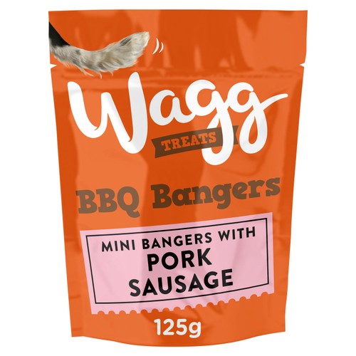 Wagg BBQ Bangers Dog Treats  125g