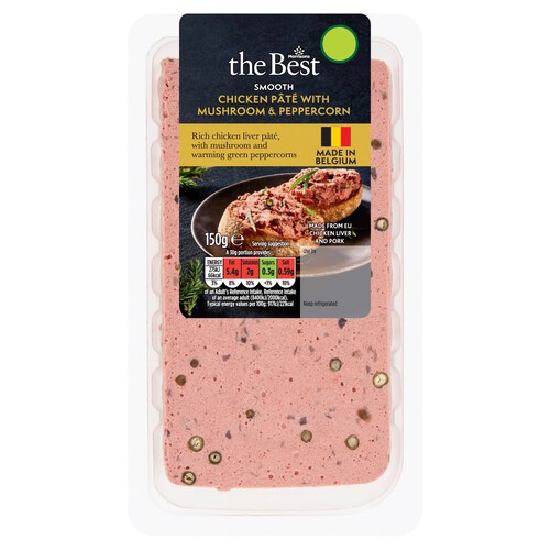 Morrisons The Best Chicken Pate With Mushrooms & Peppercorns