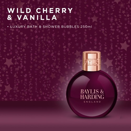 Baylis & Harding Wild Cherry & Vanilla Festive Bauble Gift