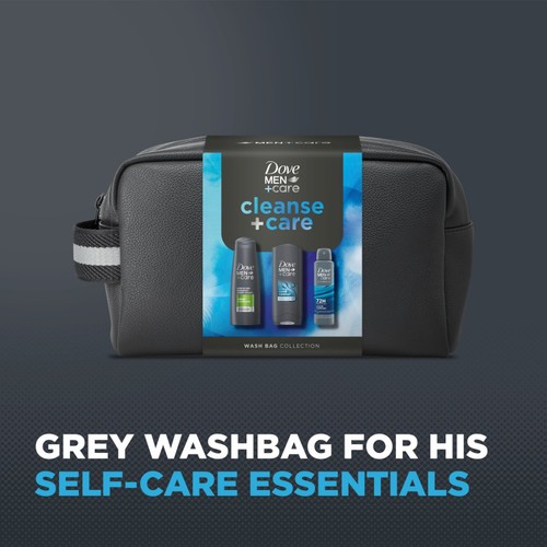 Dove Men Care Cleansecare With Bag Collagen Advanced Gift Set