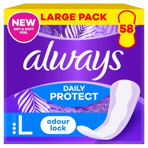 Always Dailies Large Panty Liners 58 Pack