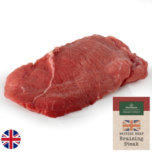 Morrisons British Beef Braising Steak 330g