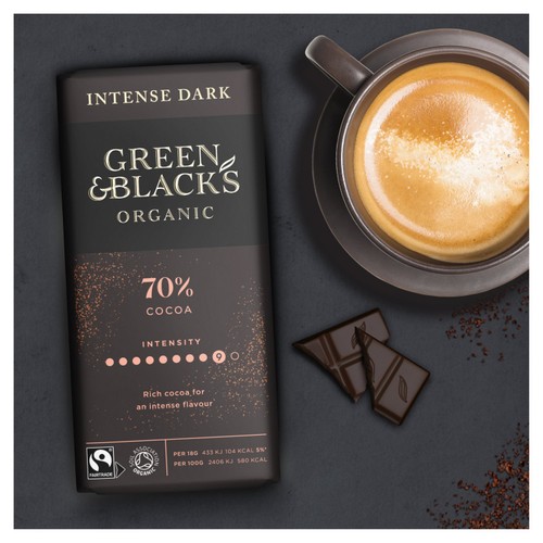 Green & Black's Organic 70% Dark Chocolate Bar
