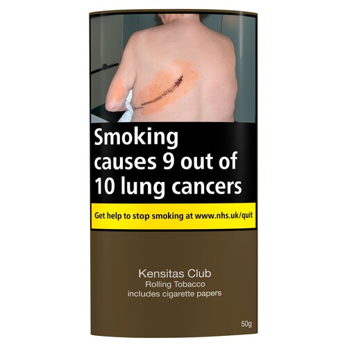 Kensitas Club Rolling Tobacco Includes Cigarette Papers 