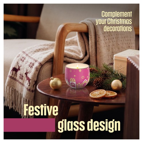 Glade Scented Candle Sleeved Frosted Floral Cherries 108g