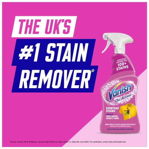 Vanish Oxi Action Fabric Stain Remover Spray
