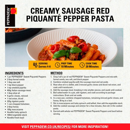 Peppadew Sweet Piquante Mild Whole Peppers 260g