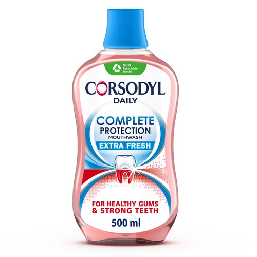 Corsodyl Daily Complete Protection Gum Care Alcohol Free Mouthwash