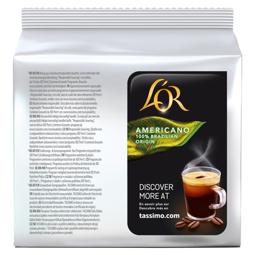 Tassimo Lor Americano Brazilian 14 Pods