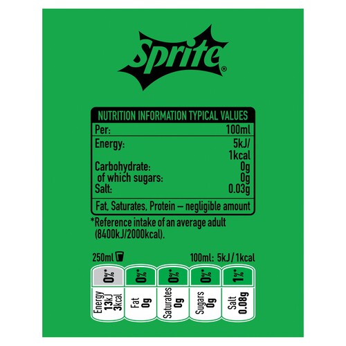 Sprite Zero Sugar Lemon Lime 