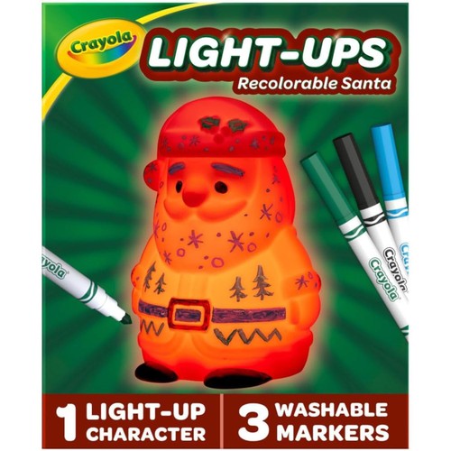 Crayola Light Ups Recolorable Santa