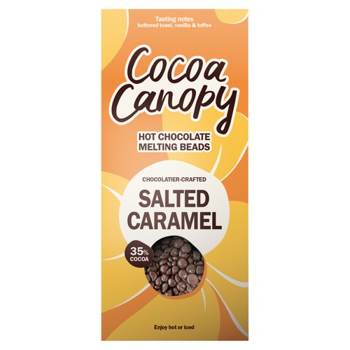 Cocoa Canopy Hot Chocolate Melting Beads Salted Caramel