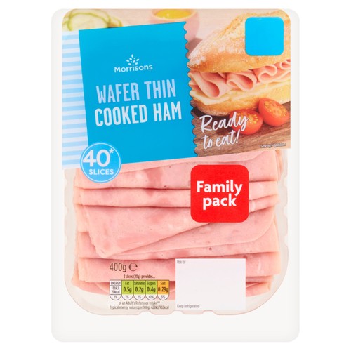 Morrisons Wafer Thin Cooked Ham 400g