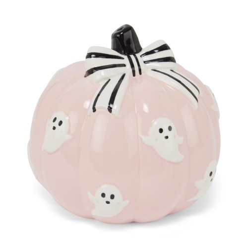 Morrisons Halloween Pink Pumpkin With Ghosts