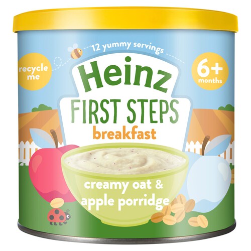 Heinz Creamy Oat & Apple Porridge Baby Food 6+ Months