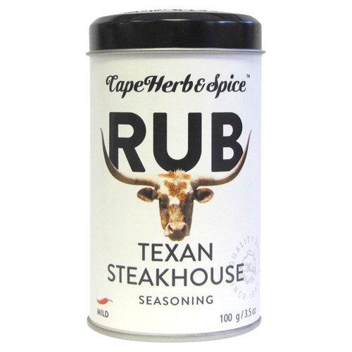 Cape Herb & Spice Rub Texan Steakhouse Seasoning 