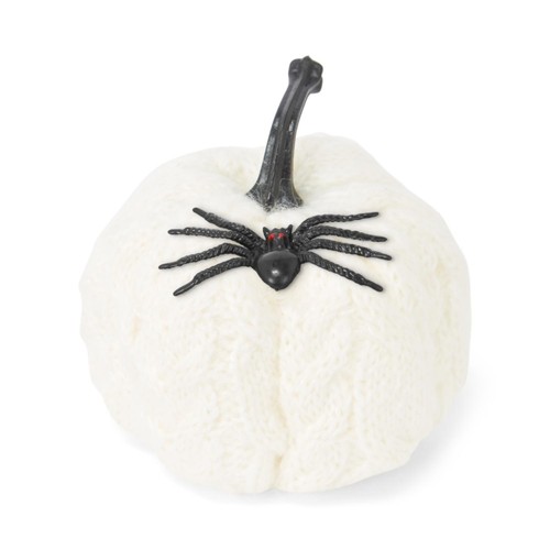 Morrisons Halloween Knitted Pumpkin With Spider Assorted