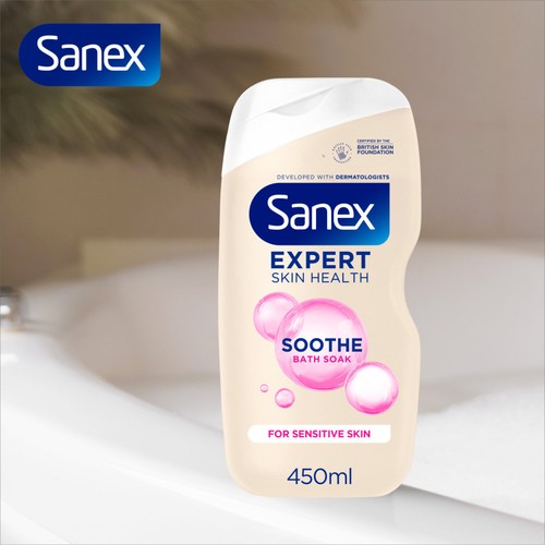 Sanex Expert Skin Health Soothing Bath Soak Bubble Bath