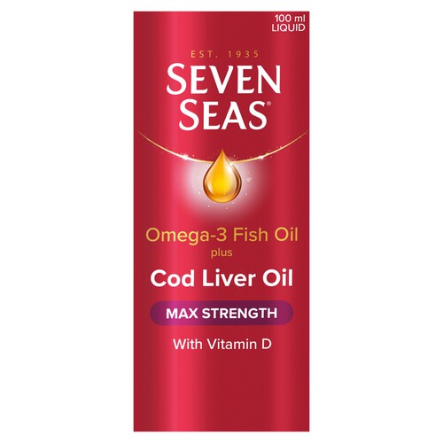 Seven Seas Cod Liver Oil Max Strength Liquid