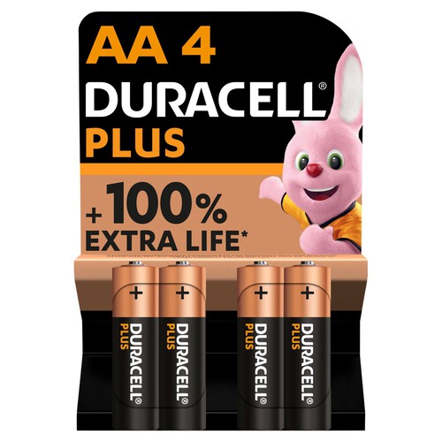 Duracell Plus AA Alkaline Batteries LR6 